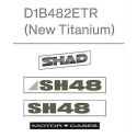 Adesivi Shad Per Sh48 Grigio Titanio
