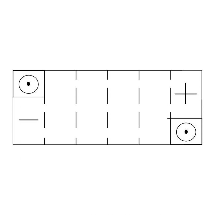 Batteria Yuasa 6n11a-1b 6v. 11ah.