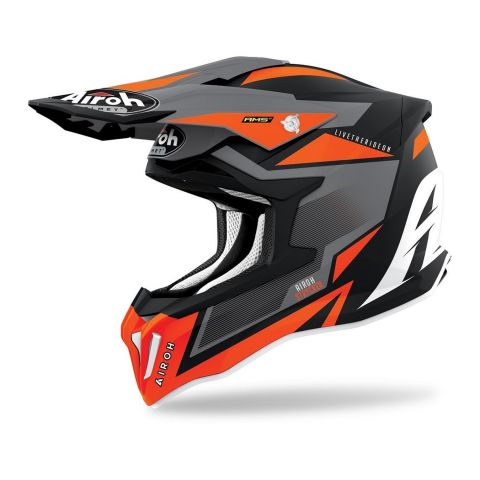 Casco Airoh Off Road Strycker Axe Orange Matt