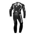 Tuta Intera In Pelle Spyke Losail Race Black/white