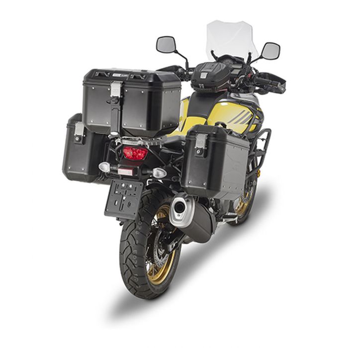Givi Dlmk36bpack2 Coppia Valigie Trekker Dolomiti Alluminio Nero