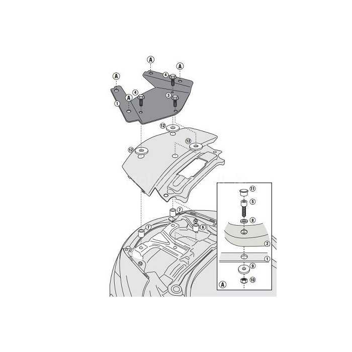 GISR3104MM.jpg| GIVI SR3104MM PORTAPACCHI SUZUKI BURGMAN 650