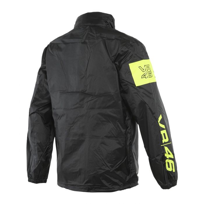 Giacca Antipioggia Dainese Vr46 Black/fluo-yellow