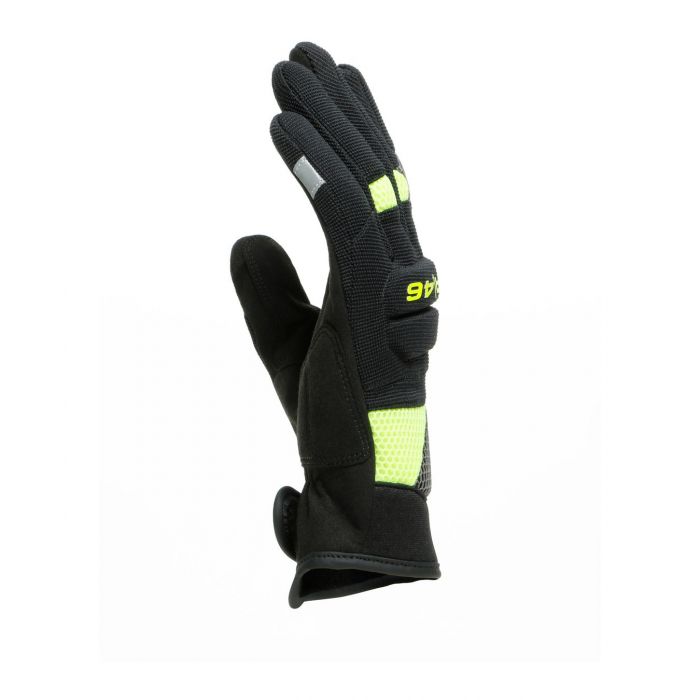 Guanti Dainese Corti Vr46 Curb Black/anthracite/flu
