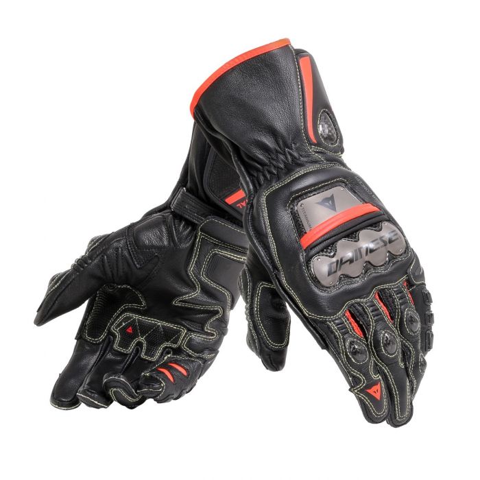 Guanti Dainese Full Metal 6 Black/black/fluo-red
