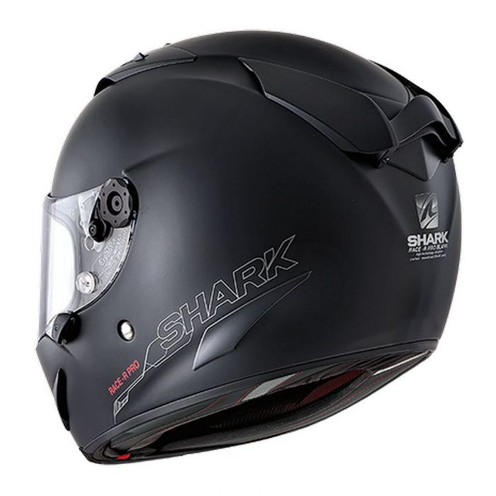 Casco Integrale Shark Race-r Pro Blank Mat Black Mat