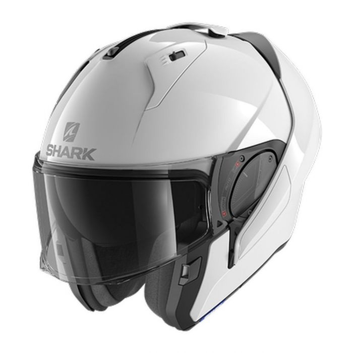 Casco Modulare Shark Evo Es Blank White Azur