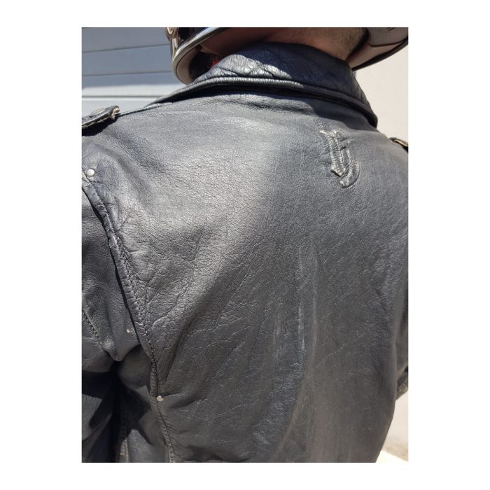 Giubbino In Pelle Custom Held Hot Road Nero