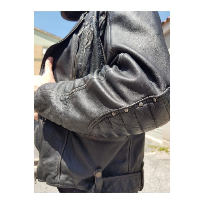 Giubbino In Pelle Custom Held Hot Road Nero