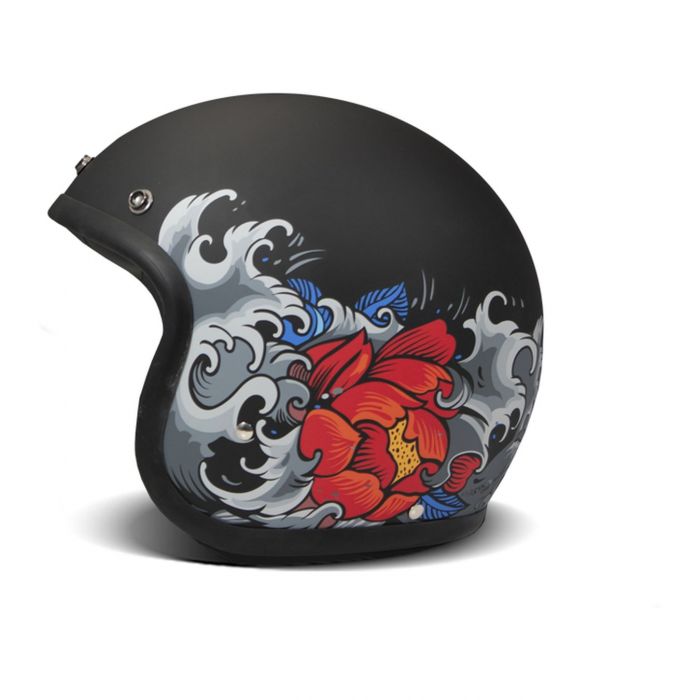 Casco Jet Dmd Vintage Irezumi