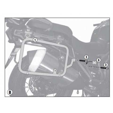 GIPL6408CAM.jpg| GIVI PORTAV.LAT.TRIUMPH TIGER EXPL. 1200 (2016) PER OUTBACK PL6408CAM