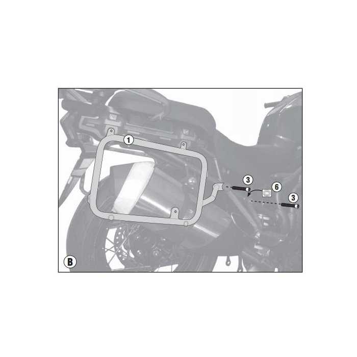 GIPL6408CAM.jpg| GIVI PORTAV.LAT.TRIUMPH TIGER EXPL. 1200 (2016) PER OUTBACK PL6408CAM