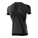 T-shirt Girocollo In Carbon Underwear Sixs Black Carbon
