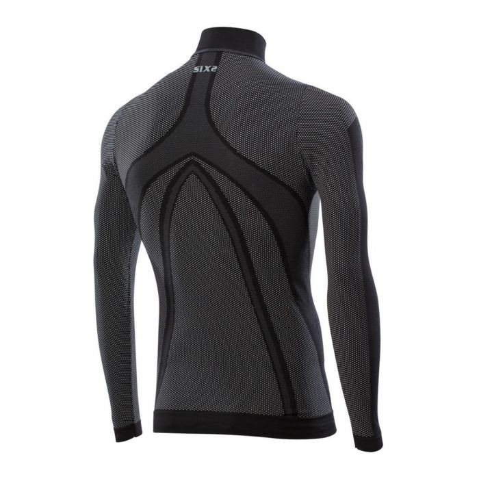 Maglia A Maniche Lunghe Lupetto In Carbon Underwear Sixs Black Carbon