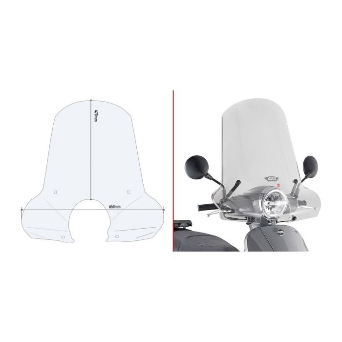 Spoiler Givi Per Sym Fiddle 125 Euro 5
