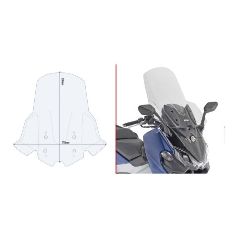 Parabrezza givi Per Sym Maxsym Tl500 20-21