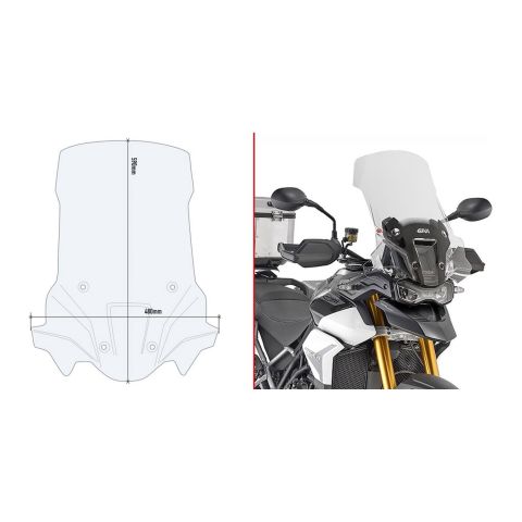 Cupolino Givi Per Triumph Tiger900 20-21