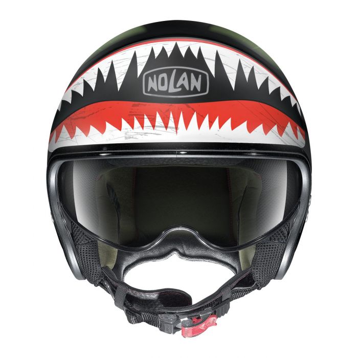 Casco Jet Nolan N21 Skydweller Green Black Matt