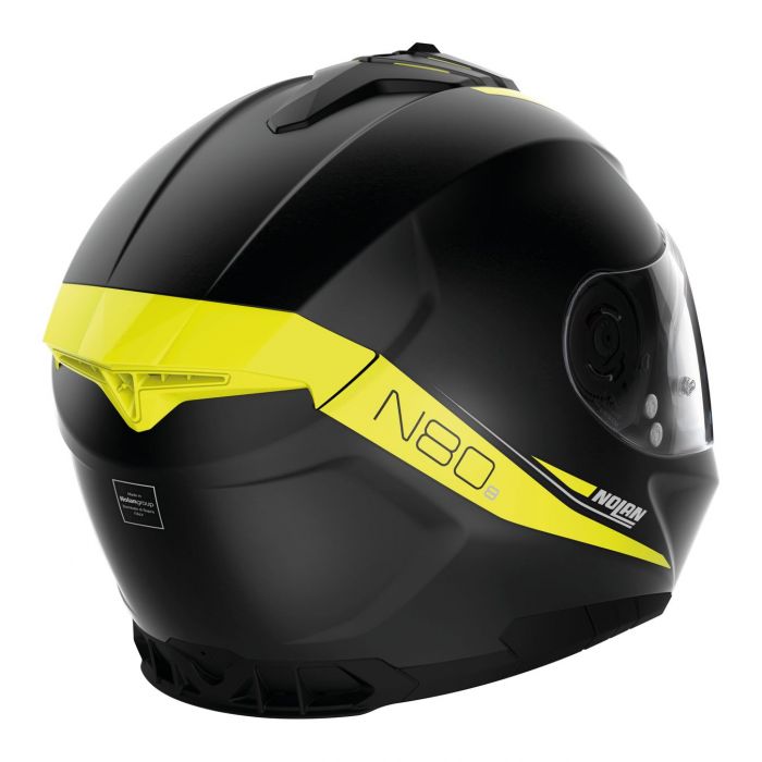 Casco Integrale Nolan N80-8 Staple N-com Yellow Black Matt