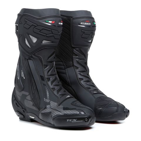 Stivali Da Moto Tcx Rt-race Pro Air Black/reflex