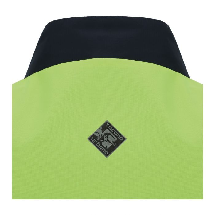 Nano Switch Gilet Antivento Tucano Urbano Blu Scuro-giallo Fluo