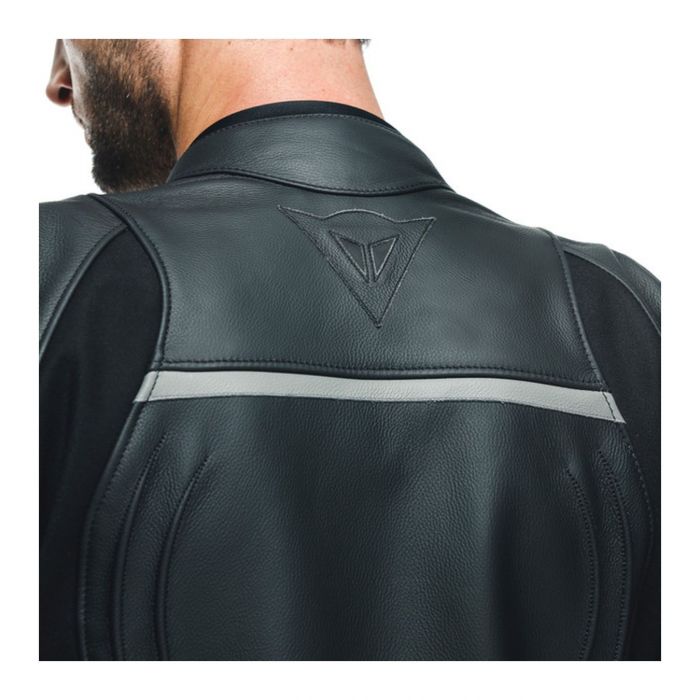 Giacca In Pelle Dainese Racing 4 Black/fluo-red