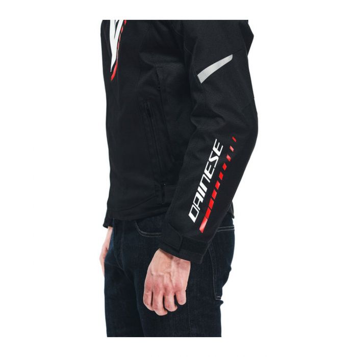Giacca 3 Stagioni Dainese Veloce D-dry Black/white/lava-red