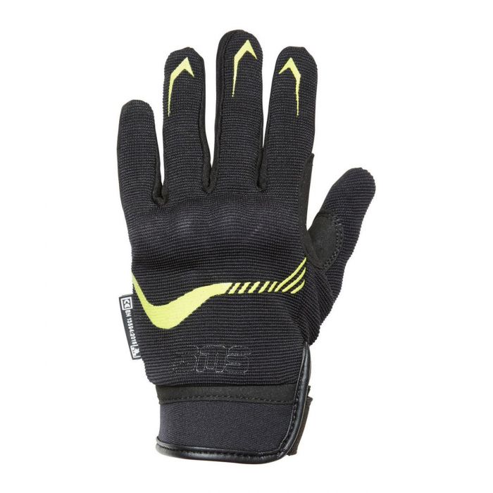 Guanti Gms Jet-city Bambino Nero-giallo Fluo