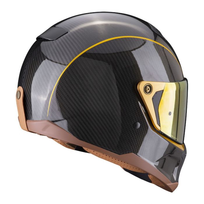 Casco Street Fight Scorpion Exo-hx1 Carbon Se Black Orange