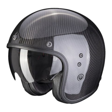 Casco Jet Scorpion Belfast Carbon Evo Black