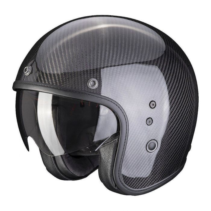 Casco Jet Scorpion Belfast Carbon Evo Black