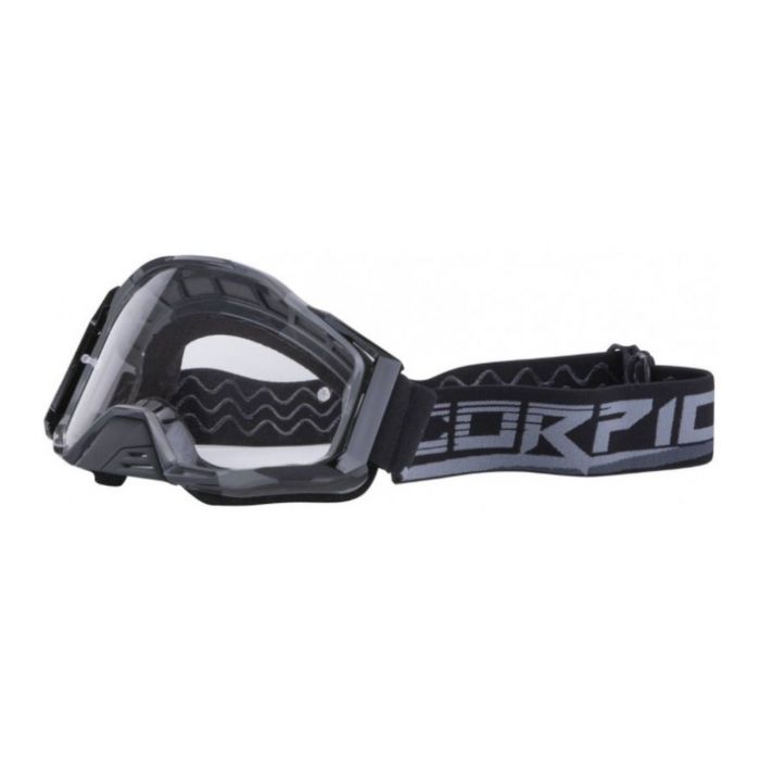 Maschera Scorpion Silver/black E21