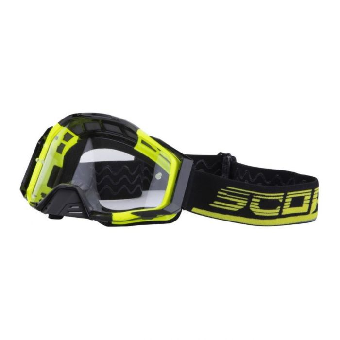 Maschera Scorpion Neon Yellow/black E21