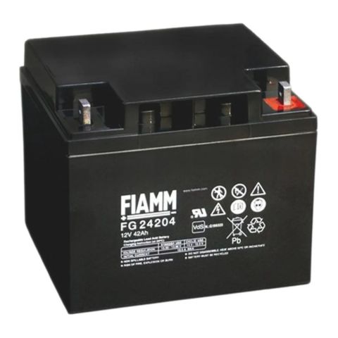 Batteria Al Piombo Fiamm Fg24204 12v 42 Ah Ricaricabile