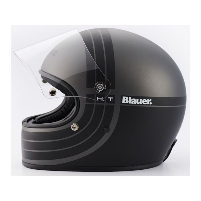 Casco Integrale Blauer 80's Titanium-matt Black