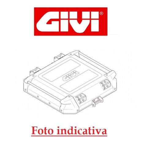 Cover In Alluminio Givi Per Verniciata Nero Trk35b