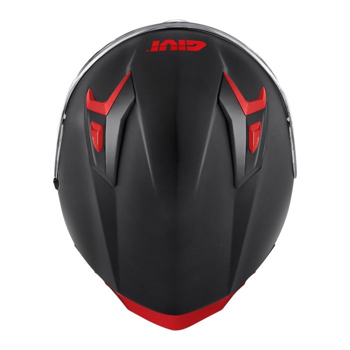 Casco Integrale Givi 509 Solid Nero/argento/rosso