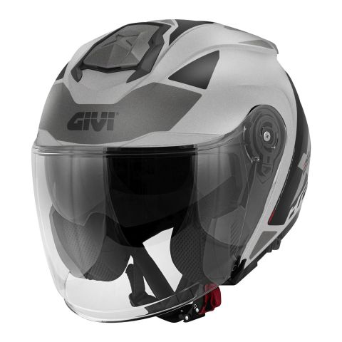 Casco Jet Givi X25 Target Titanio/nero