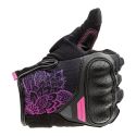 Guanti Tucano Urbano Lady Stacca Nero–viola Graphic