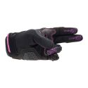 Guanti Tucano Urbano Lady Stacca Nero–viola Graphic