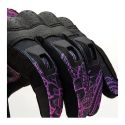 Guanti Tucano Urbano Lady Stacca Nero–viola Graphic