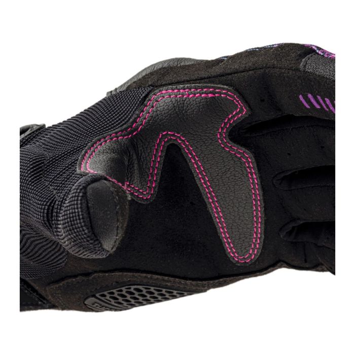 Guanti Tucano Urbano Lady Stacca Nero–viola Graphic
