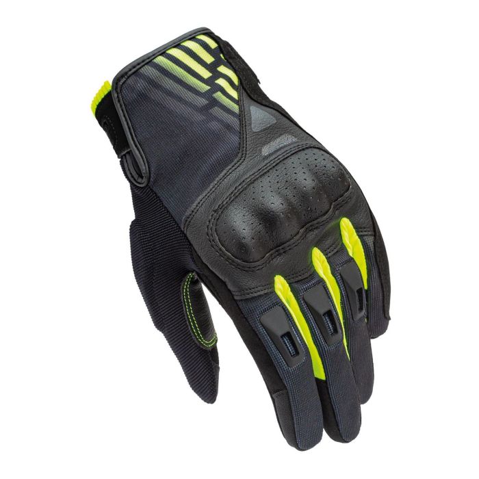 Guanti Estivi Tucano Urbano Stacca Nero-giallo Fluo