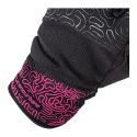 Guanto Tucanourbano 9961hw Mod. Lady Miky Nero-fucsia Graphic