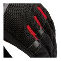 Guanti Tucano Urbano Penna Mesh Nero–rosso
