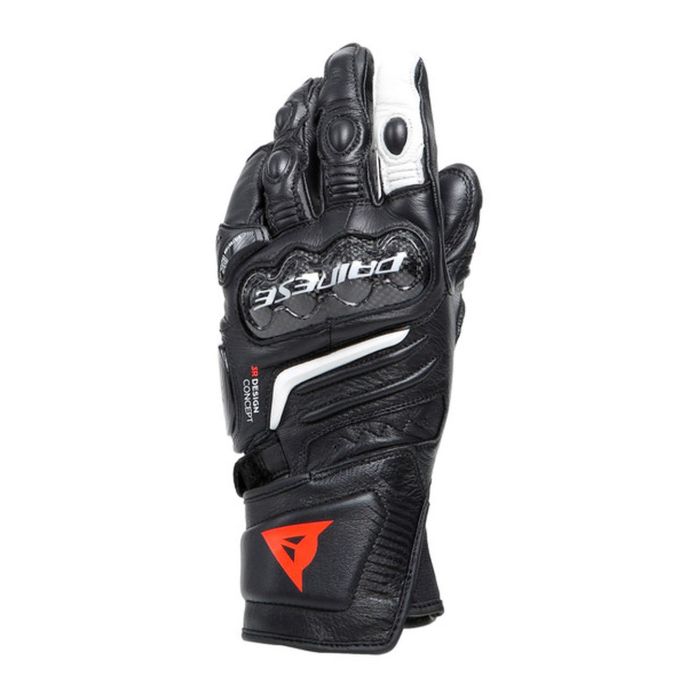 Guanti In Pelle Carbon 4 Lady Lunghi Black/black/white