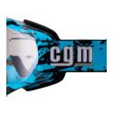 Occhiali Con Lente Trasparente Cgm Extreme Azzurro