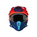 Casco Off-road/cross Just1 J18 Vertigo Blue White Fluo Oran