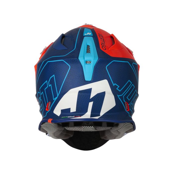 Casco Off-road/cross Just1 J18 Vertigo Blue White Fluo Oran