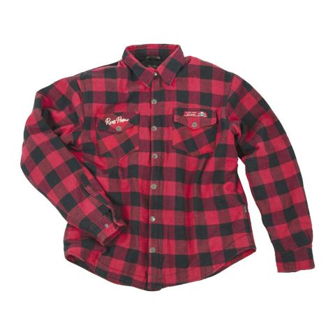 Camicia Tecnica Con Kevlar Rusty Pistons Bixby Rosso Fant